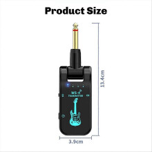 Sistema inalámbrico para guitarra WS-4 de 2,4 GHz. Receptor de micrófono para guitarra compatible con