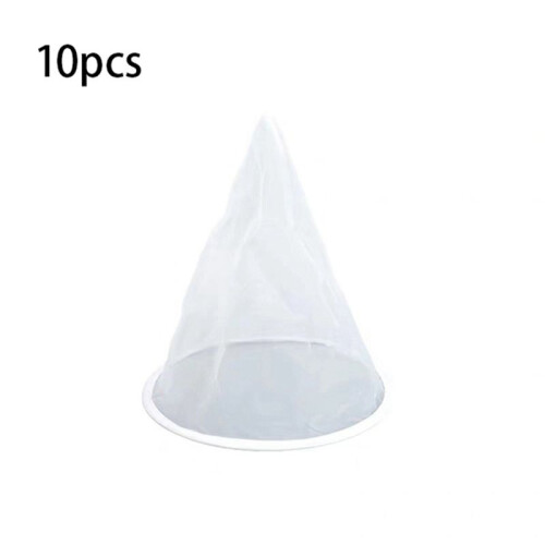 10 Pack White Honey Strainer Nylon Fiber Mesh Beekeeping Equipment Bee Tools 1