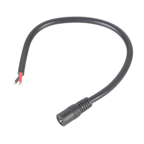 Practical Power Cord 5.5x2.1mm Female to Bare Wire Direct-1m