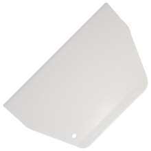 10X Plat En Plastique Blanc Gâteau Décorateur Pâte Pâtisserie Grattoir Outil 19 cm x 12,5 cm