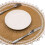 Set de 8 Sets de Table Ronds, Tapis de Table en Jute Tissé Boho ûrPompon (Boule Blanche) 7