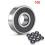 100 Pezzi 608- Cuscinetto per Skateboard, Cuscinetto a Rotolamento Argento Dimensioni: 8X22X7Mm 2