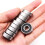 100 Pezzi 608- Cuscinetto per Skateboard, Cuscinetto a Rotolamento Argento Dimensioni: 8X22X7Mm 6