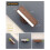 2 Pack Solid Wood Wall Sconces Rechargeable Night Lamps 360 Rotation Dimmable Touchable Wall Reading Lights for Bedside 7