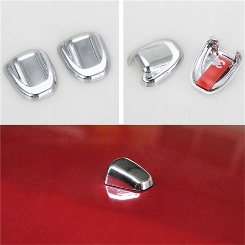 4Pcs Front Windshield Washer Wiper Spray Nozzle Decorative Cover for 2007-2016 Year  Compass / 1