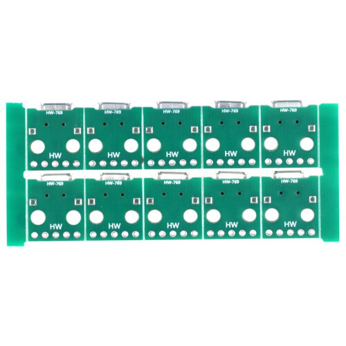 20Pcs Micro-Usb to Dip Adapter 5Pin Female Connector B Type Pcb Converter 2