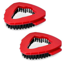 Scrub Brush, 2 Pcs Spin Mop Scrub Brush Head Compatible for O Cedar EasyWring 1-Tank System, Hard Bristle Cleaning Brush
