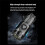 Flashlight Tactical  Rechargeable Laser Extremely Bright Outdoor Accessories Portable Lighting Silver 6