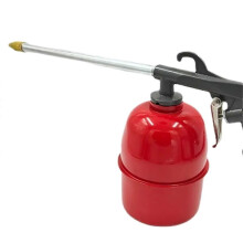 Pneumatic Car Engine Cleaning Gun Red Pot Car Repair Engine Oil Channel Cleaning Gun High Quality Ca