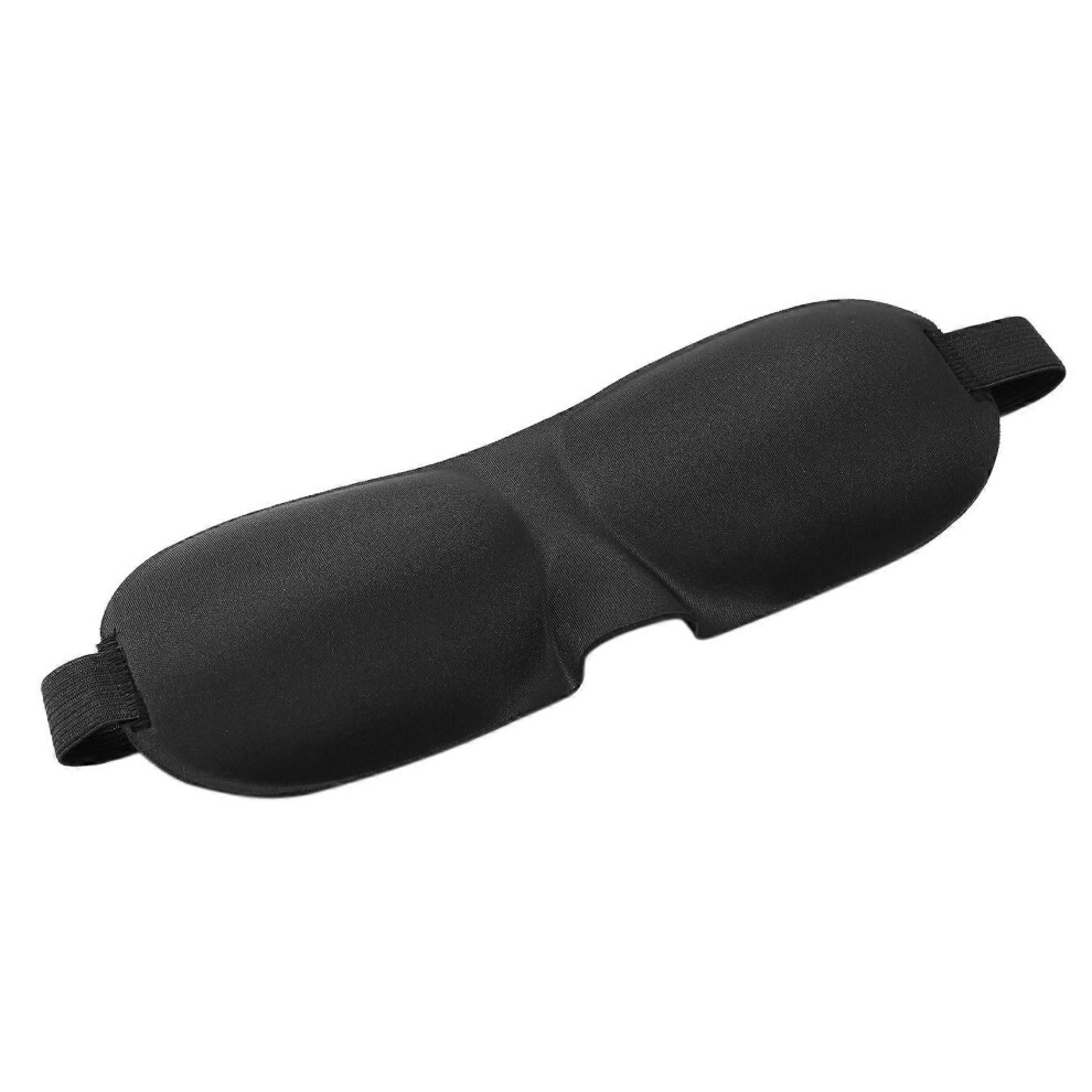 Black Sleep Eye Mask Sleeping Eye Blindfold Travel Sleep Aid Rest