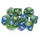 10Pcs/Set 10 Sided D10 Polyhedral Dices Numbers Dials Desktop Table Board Game PXPF,Style 5 1
