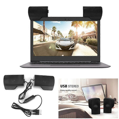 Φορητό μίνι κλιπ USB στερεοφωνικό ηχείο ηχείο μπάρας ήχου Cli