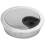 PC Computer Stainless Steel Outer Diameter 50mm Desk Grommet Cable Hole Cover 1