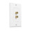 2 Posts Speaker Wall Plate Home Theater Wall Plate Audio Panel for 1 Speakers 1