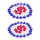 100 PCS Golf Ball Marker 18mm Random Color 1