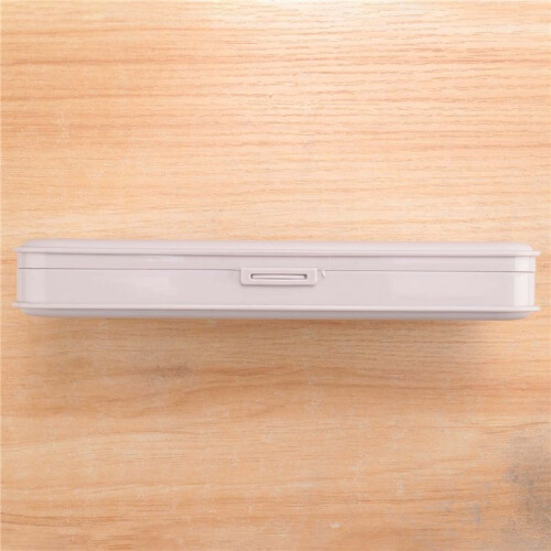 Capacity Simplicity Pencil Box Storage Box  Pen Pencil Case Compartment Storage Waterproof Pencil Case-Grey 1