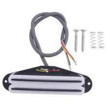 Dual Hot Rail Blaster Humbucker -mikrofonit Stratocaster ST Tele Strat Squier -sähkökitaraan, hopeanvärinen