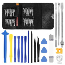 Kit de herramientas 45 en 1 para reparación de pantallas LCD de teléfonos móviles, compatible con reparación