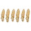 Screw Mount Curtain Tassel Tie Back Tieback Wall Hooks 6PCS Gold Tone 1