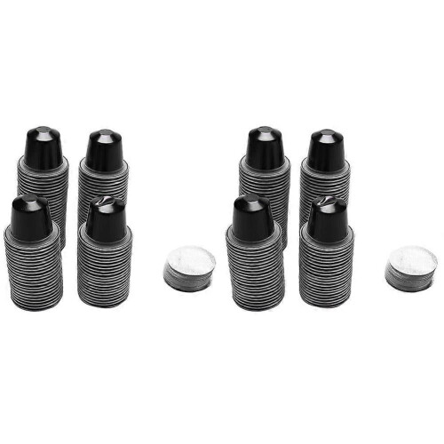 200 Sets Refillable Coffee Capsule Cup Disposable Pod for Nescafe Automatic Coffee Machine