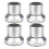Speaker Isolation Stand Lead Alloy Adjustable Tray Pad Silver 1