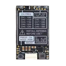 Trasmettitore FPV audio/video a 9 canali da 1,2 GHz e 1,3 GHz con potenza di 1,6 W.