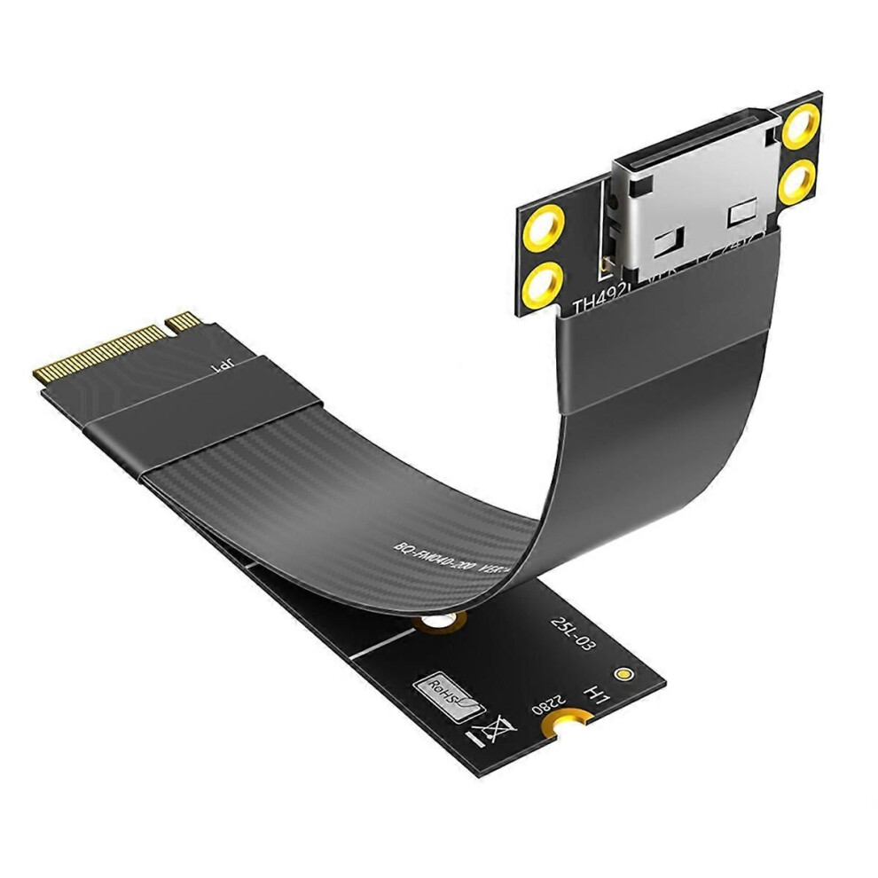 Photos - Card Reader / USB Hub M.2 NVME to Oculink 4i Extension Cable for SSD Graphics Card M2 M Key to SFF-8612 Adapter