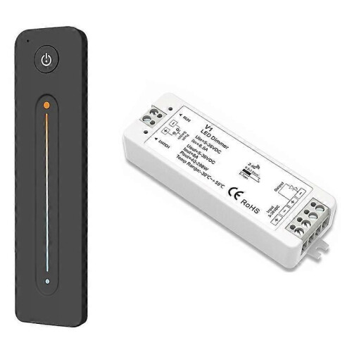 LED Dimmer 12V 5V 24V 36V 8A PWM Ασύρματος διακόπτης RF με επαφή ρύθμισης