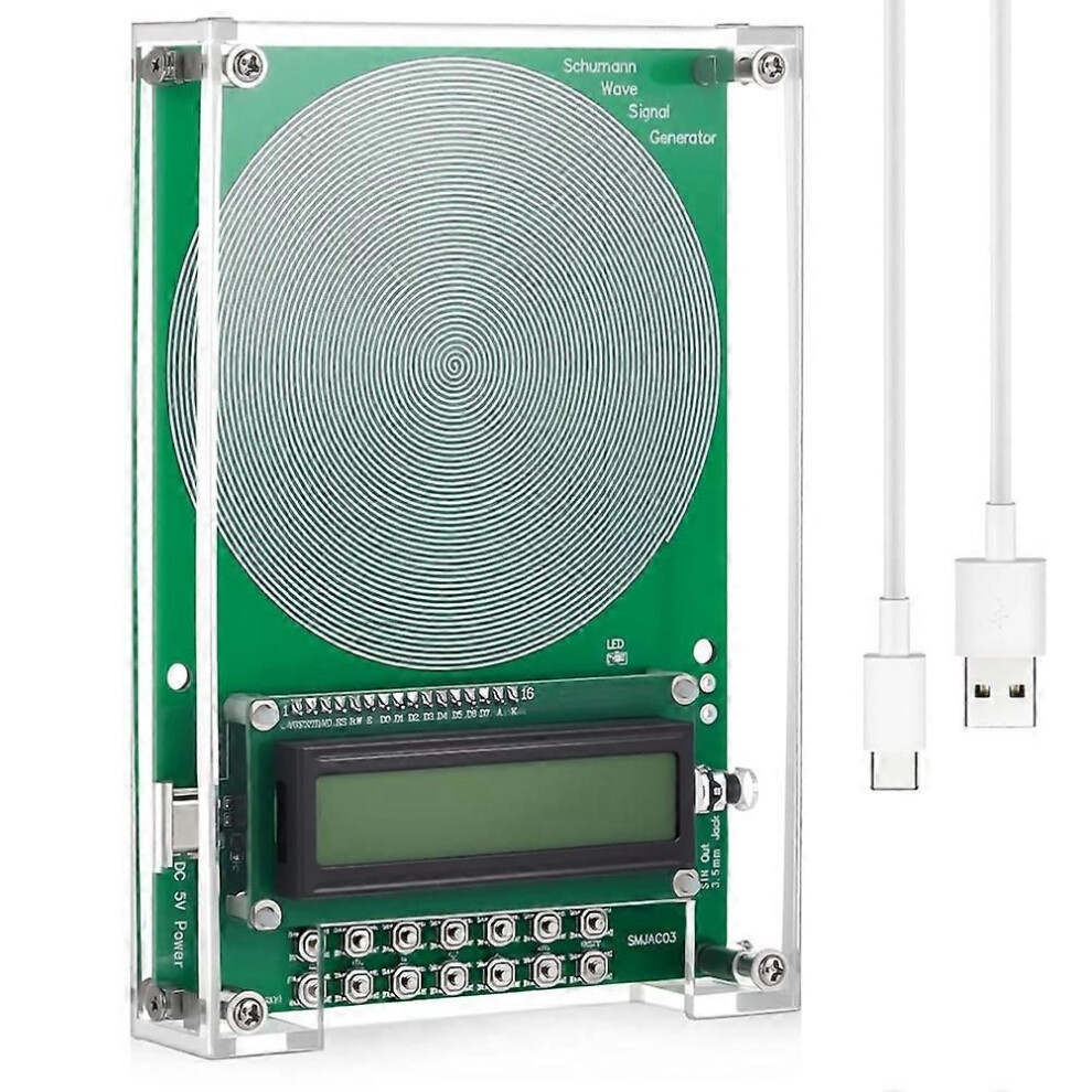 0.01Hz-10000Hz Adjustable Sine Wave Resonance Generator Ultra Low Frequency Generator Resonator Sound Frequency Machine 9409192037312