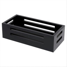 Black Decor Box Bathroom Toilet Tank Basket Topper