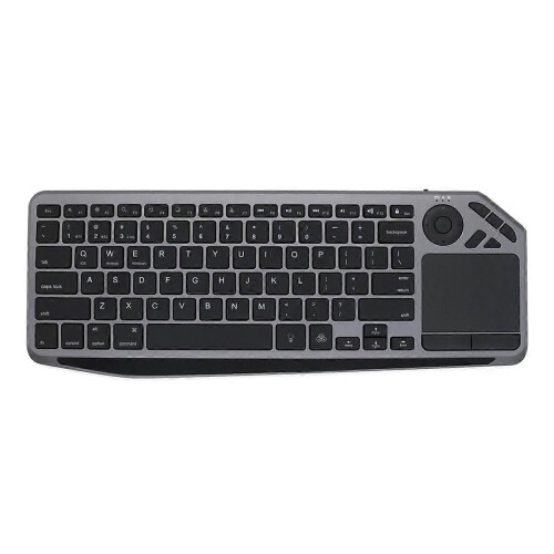 Bluetooth Wireless Keyboard with Touchpad 7-Colors Backlit 2.4G