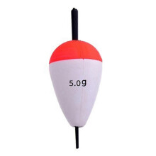 Galleggiante da pesca migliorato, rosso e bianco, galleggiante per pesca in mare, 5 g