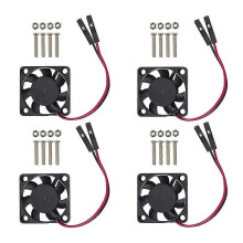 4 ventole di raffreddamento per CPU brushless da 3,3 V e 5 V compatibili con Raspberry Pi4, Pi3 B+,