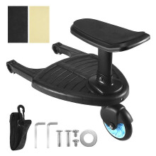 Stroller Wheeled Board Kids Wheel Board Stroller Step Stand Ride on Boards Plate Detachable Sea