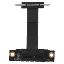 PCIE X1 Riser Cable Dual 90 Degree Right Angle PCIe 3.0 X1 to X1 Extension Cable 8Gbps PCI Express 1