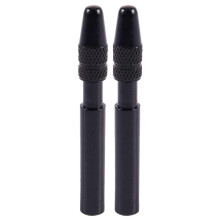 2 x Fietsbandverlenger met 40 mm Presta-ventiel, dopadapter, zwart