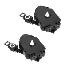 2x Schwarzes Quarz-Uhrwerk mit Pendelmechanismus, Motor und Zubehör, DIY-Antriebseinheit