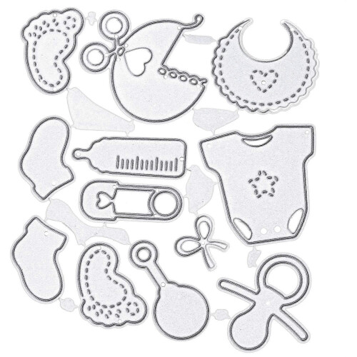 Πρότυπο κοπής Scrapbooking, μηχανή ανάγλυφης εκτύπωσης, στέν