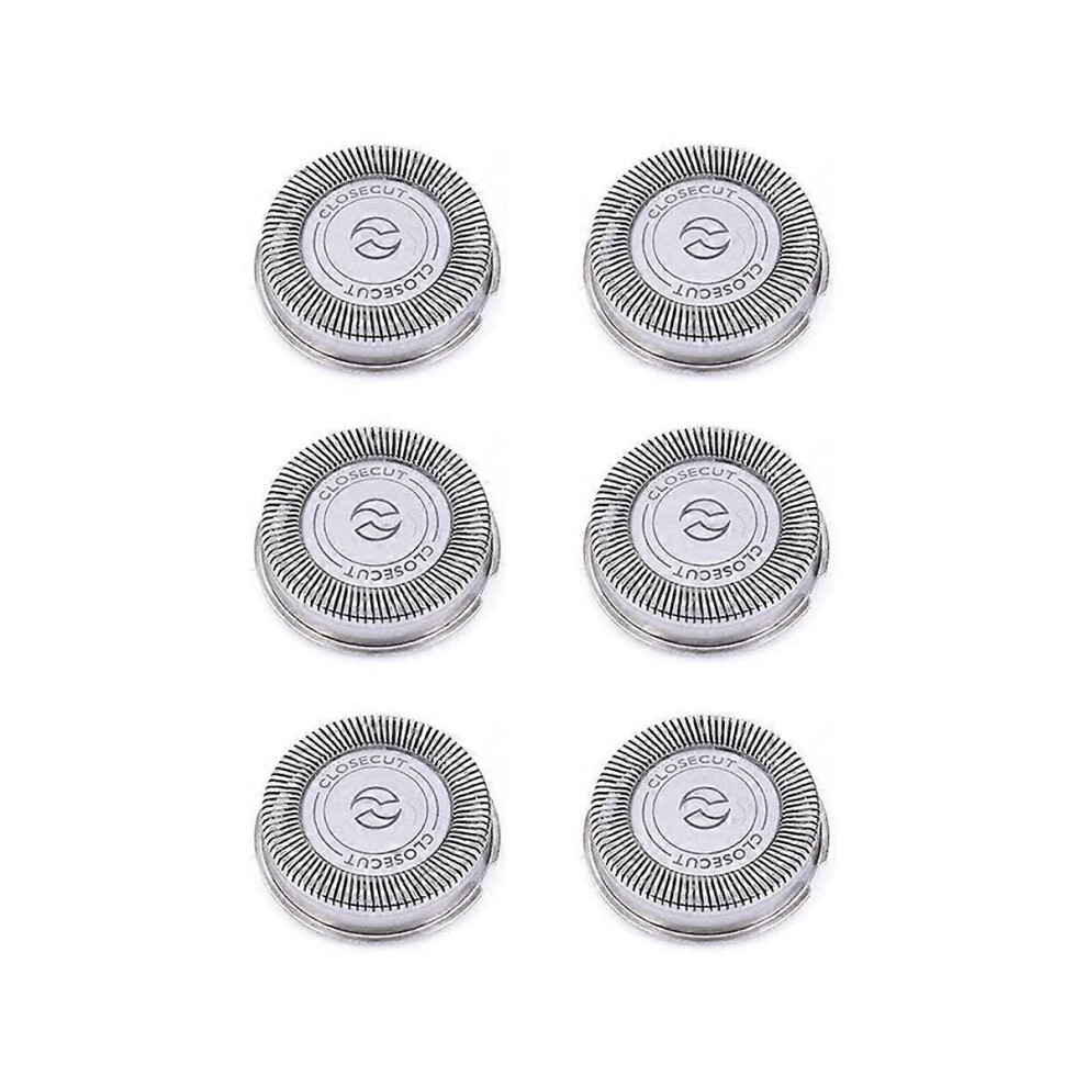 6Pack SH30 Replacement Heads for Shaver Series 3000, 2000, 1000 and S738, with Durable Sharp Blades