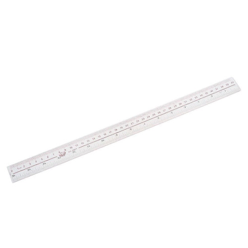 Μέτρο μήκους 40cm 16 ιντσών, διαφανής πλαστικός χάρακας με ίσια άκρη