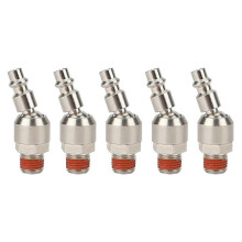 Conector giratorio de aire de 1/4 de pulgada, accesorios para herramientas neumáticas, conector giratorio