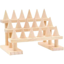 Ring Wood Jewelry Display Stand Organizer Boho Jewelry Storage Event Display Holder Nature Wooden B