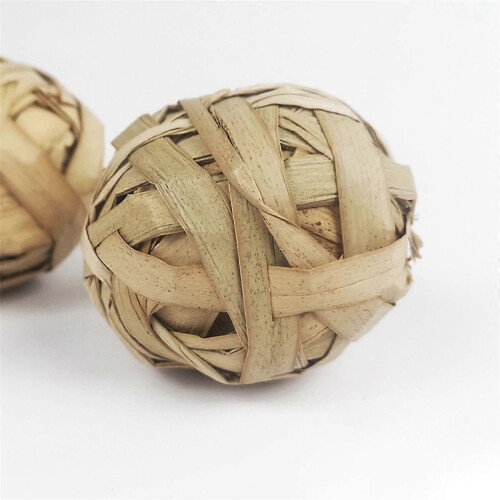 Παιχνίδι Hamster Fun Pet Pet Ball από Φυσικό Υφαντό Χόρτο για Ινδικά Χοιρίδια M