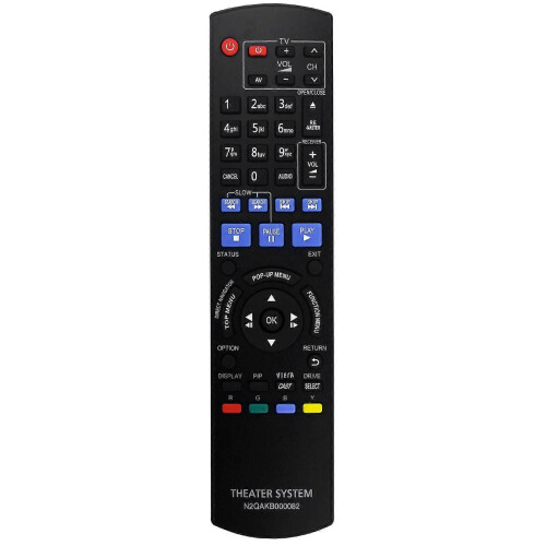 Replace N2QAKB000082 Remote Control compatible for Panasonic Blu-Ray Disc Player DMP-BD65 Dmp-BD45