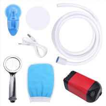 Tragbare elektrische Camping-Duschpumpe IPX7 wasserdicht