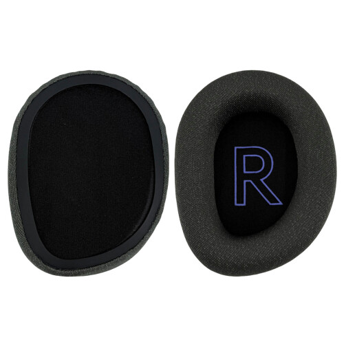1Pair Memory Foam Soft Ear Pad Ear Cushions Cover For-Black