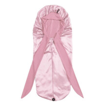 Women Sleeping Hat Long Tail Braid Hair Night Sleep Cap pink