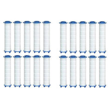 20 filtros de ducha de repuesto compatibles con agua dura