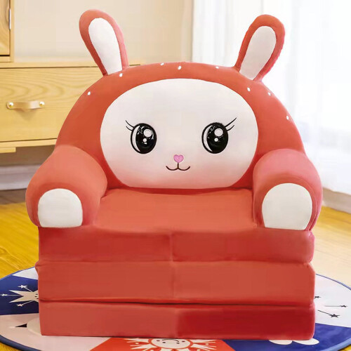 Plush Kids Foldable Lazy Sofa Cover 1 Piece 1