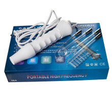 4 in 1 Portable High Frequency Electrotherapy Beauty Device Spot Remover Facial Skin Care Spa Derma 4 Violet EU Plug